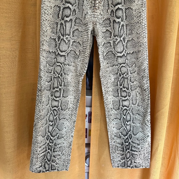 Roberto Cavalli Python Pattern Jeans - Picture 2 of 7